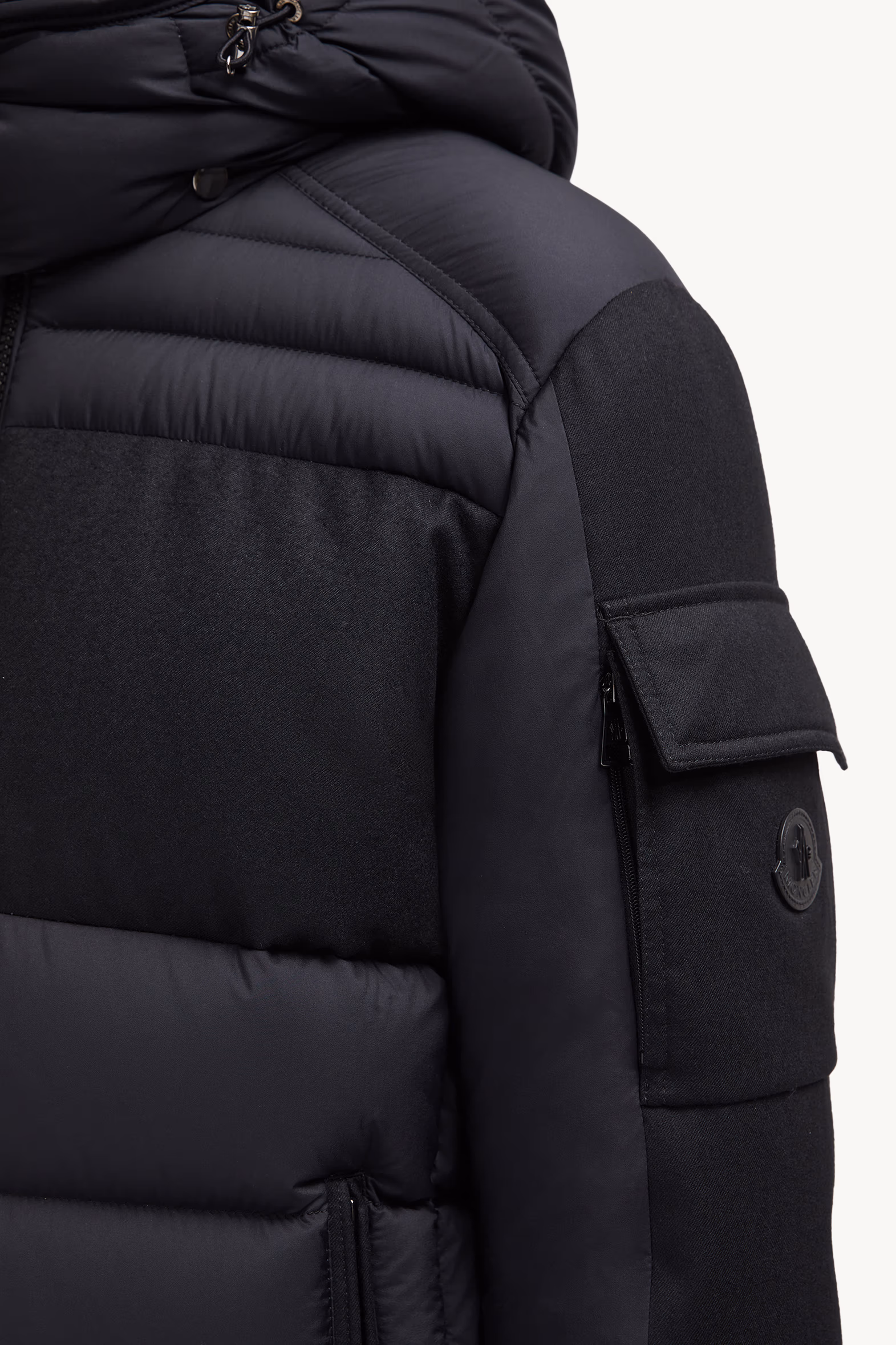 Barbustel Hooded Short Down Jacket Men Black Moncler 6